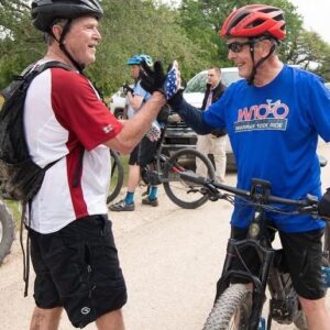 George W. Bush Instagram - No better way to spend a Saturday.
.
.
Repost from @thebushcenter
•
President @georgewbush got back on the mountain bike last weekend for an early birthday celebration alongside several of our Team 43 members. Visit the link in our bio for more photos.