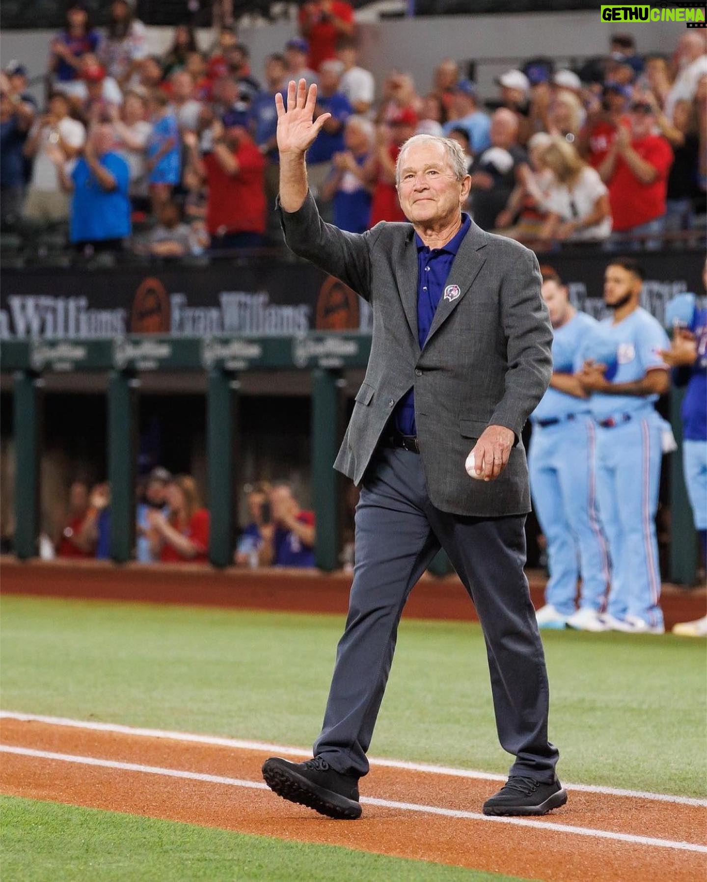 George W. Bush - 127.9K Likes - Repost from @rangers
•
We will never forget.