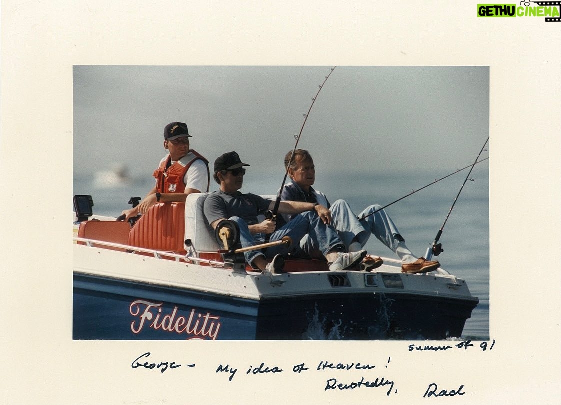 George W. Bush - 139.5K Likes - 41 went to heaven two years ago today. Save a striper for me, Dad.