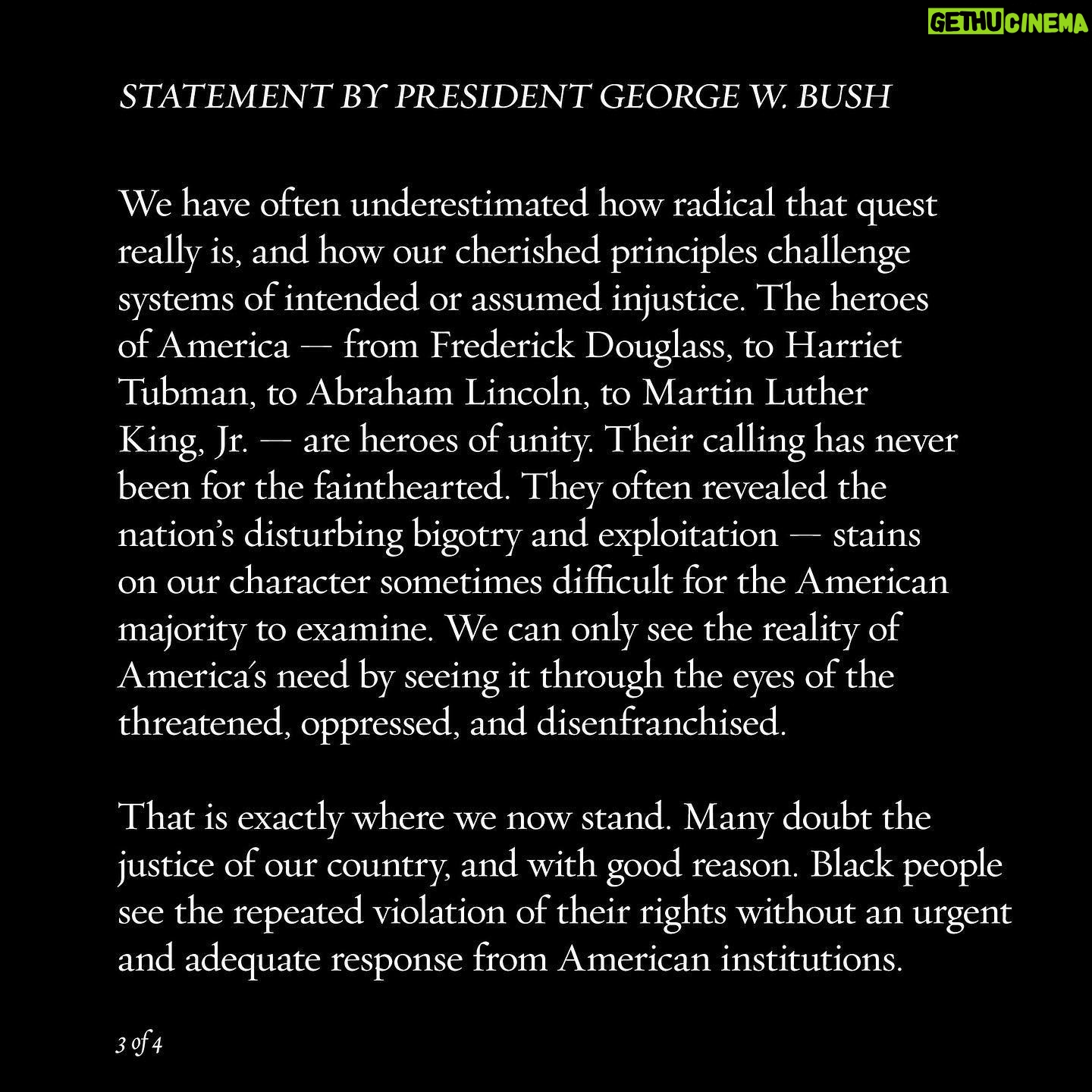 George W. Bush - 164.6K Likes -