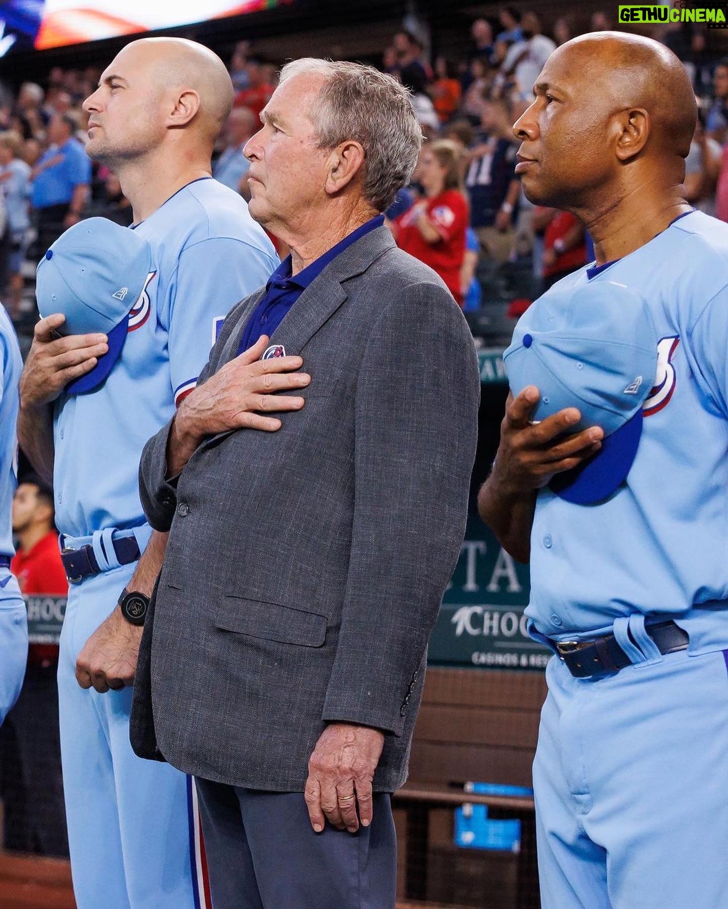 George W. Bush - 127.9K Likes - Repost from @rangers
•
We will never forget.