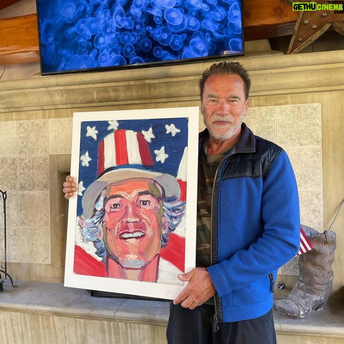 George W. Bush - 54.8K Likes - Repost from @schwarzenegger
•
When I moved to this country, I had a lot of big dreams, but I never dreamed that one day I would be painted by a President. Thank you for your fantastic book, Out of Many, One, @georgewbush, and thank you for painting me and all of these exceptional immigrants. I urge all of my followers to go out and get this book and be inspired by these amazing stories of the American Dream. And President Bush, I look forward to working together to push a sensible immigration policy.