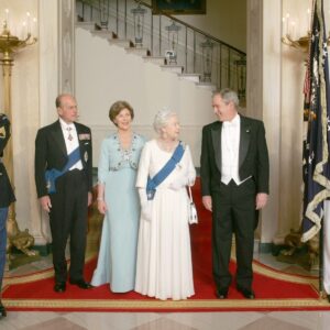George W. Bush Instagram - Laura and I were honored to have known Her Majesty Queen Elizabeth II. She was a woman of great intellect, charm, and wit. Spending time at Buckingham Palace, and having tea with Her Majesty – and her Corgis – is among our fondest memories of the presidency. Queen Elizabeth ably led England through dark moments with her confidence in her people and her vision for a brighter tomorrow. Our world benefitted from her steady resolve, and we are grateful for her decades of service as sovereign. Americans in particular appreciate her strong and steadfast friendship. Laura and I join our fellow citizens in sending our heartfelt condolences to the Royal family and the British people.