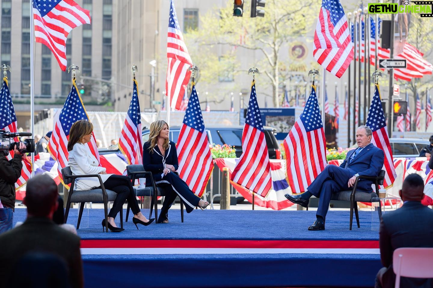 George W. Bush - 53.8K Likes - @laurawbush and I were thrilled to participate in a moving ceremony for new citizens yesterday. These essential workers were on the front lines of the pandemic even before they were officially Americans. Now, we welcome them as equal citizens of the greatest country on Earth. @thebushcenter #outofmanyone