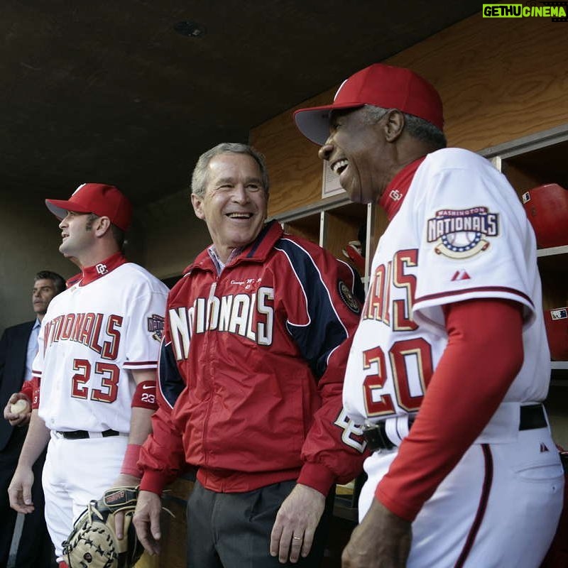 George W. Bush - 118.6K Likes - Frank Robinson’s wife, Barbara Ann Cole, once said, “He believes in rules and he respects the game. He reveres the game.” When I presented him with the Presidential Medal of Freedom in 2005, I noted that “Baseball fans across America will tell you the feeling is returned. In the game we love, few names will ever command as much respect and esteem as the name of Frank Robinson.” Number 20 was the only MVP of both the American and National leagues, the first African American manager in Major League Baseball, and a Hall of Famer I was proud to claim as a fellow Texan. Laura and I are grateful for all that Frank Robinson did for our nation and our nation's pastime, and we send our heartfelt condolences to Barbara and the Robinson family.
