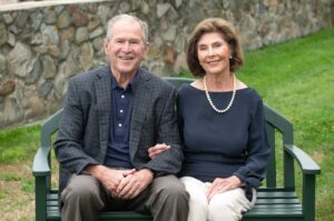 George W. Bush Instagram - Happy birthday — and anniversary— to my beautiful bride of 45 years.
