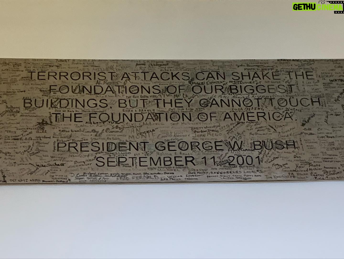George W. Bush - 148.1K Likes - “Terrorist attacks can shake the foundations of our biggest buildings, but they cannot touch the foundation of America.” Thanks to Secretary Mark Esper for hosting Secretary Don Rumsfeld and me at the Pentagon to remember the lives stolen from us 18 years ago today.