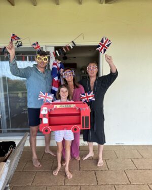 Georgie Barrat Instagram - A week away visiting a whole load of wonderful friends who have all moved to Bermuda. What a beautiful part of the world it is! And what fun we had celebrating the coronation there. Home now to get back to work and next week the girl is starting nursery - eeek exciting times!