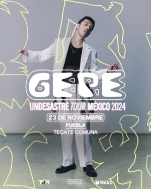 Gepe Instagram - Como olvidar la primera vez en vuestras tierras 🇲🇽 ese 2007 tan lejos tan cerca. Pasaron los años, las historias, las canciones, y aquí estamos de vuelta con lo mejor que podemos dar, UNDESASTRE TOUR 2024. Boletos ya a la venta !!! Nos vemos en tu casa. Link de entradas en mi Bio.
