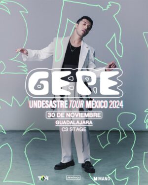 Gepe Instagram - Como olvidar la primera vez en vuestras tierras 🇲🇽 ese 2007 tan lejos tan cerca. Pasaron los años, las historias, las canciones, y aquí estamos de vuelta con lo mejor que podemos dar, UNDESASTRE TOUR 2024. Boletos ya a la venta !!! Nos vemos en tu casa. Link de entradas en mi Bio.