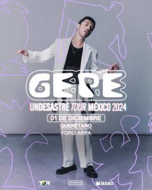 Gepe Instagram - Como olvidar la primera vez en vuestras tierras 🇲🇽 ese 2007 tan lejos tan cerca. Pasaron los años, las historias, las canciones, y aquí estamos de vuelta con lo mejor que podemos dar, UNDESASTRE TOUR 2024. Boletos ya a la venta !!! Nos vemos en tu casa. Link de entradas en mi Bio.
