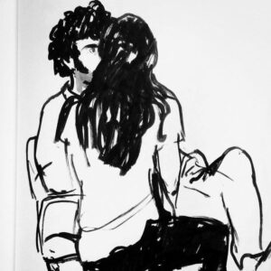 Geraldine Hakewill Instagram - Farewell to the soul, kindness and terrific artistry of @nicholas0harding We were so lucky to have him capture our rehearsals of ‘Chimerica’ at @sydneytheatreco They will always be extra special to me because it was also the beginning of my relationship with Mark. A huge loss. Sending love to his family and all who loved him.
