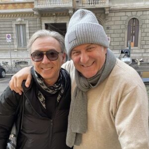 Gerry Scotti Instagram - …….ho trovato in giro mio fratello, quello piccolo❤️😜 @albertinodj