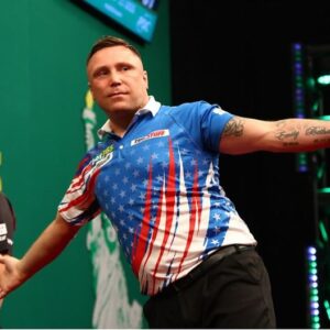 Gerwyn Price Instagram - What a great atmosphere in New York 🇺🇸 what a venue 👌🏻😍 #NYC #DARTS #PDC #WORLDSERIES