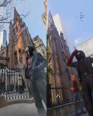 Gianandrea Muià Instagram - "Perché proprio qui?"
"Ci portò papà..."
Durante il mio viaggio a New York insieme @redbullitalia abbiamo girato parecchio la città. Il secondo giorno scendiamo dal taxi e, come un segno del destino, mi ritrovai di fronte alla Trinity Church. Un posto molto importante per Miles Morales nel videogioco. Non potevo non fare una foto. Avevo anche la felpa a tema. Se avete Spider-Man 2, fateci un salto. C'è un piccolo ricordo, dedicato a Phinn. Essere migliori, insieme.
Non sarò mai grato abbastanza di poter dare la voce a un personaggio come lui.
@jacopo.calatroni dobbiamo tornarci a New York.
Grazie ancora a Red Bull per la magnifica esperienza, e a @sofia.sarcina
Per le foto :3 
#spiderman #milesmorales #insomniac