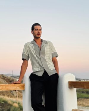 Giancarlo Commare Instagram - NAXOS 
Place to be

Total look  @sandroparis 
@simonefollistylist