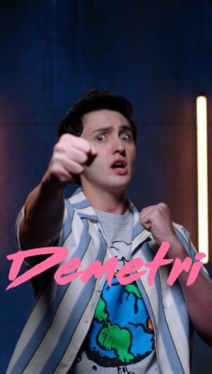 Gianni DeCenzo Instagram - Demetri’s transformation from nerd to nearly-ninja is inspiring! 🥋 🧠 What’s your favorite Demetri moment? 👊