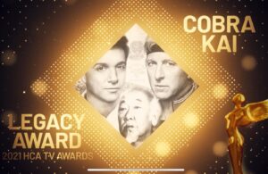 Gianni DeCenzo Instagram - Thank you SOOO much HCA for the Legacy Award for Cobra Kai!!! Everyone on the show deserves it and I’m so grateful to be apart of it. Love everyone on the team!! Check out my acceptance speech, Definetly didn’t have my mom record it 😬

#cobrakaiseries