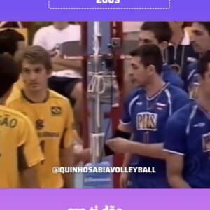 Giba Instagram - Relembrando em 2008 a conquista da Liga Mundial 2003.

Final Brasil Vs Sérvia

Madrid

#quinhosabia #memoriavolei #volleyball #voleimasculino #superliga #olympics #goldmedal #monsterblock #saqueviagem #matchpoint #setpoint #tiebreak #worldleague #serbia #brazil