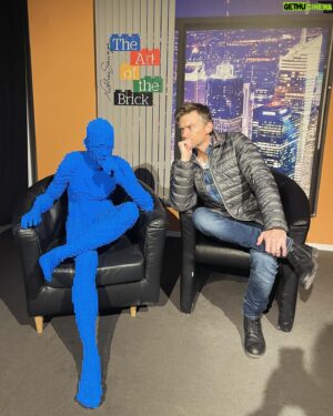 Gideon Emery Instagram - Blue block man’s a good listener. One of many incredible #lego creations from @nathansawaya.