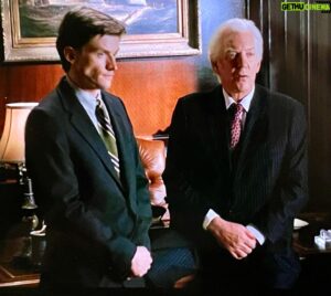 Gideon Emery Instagram - 20 years ago, I booked my first Hollywood gig. I was thrilled. Then terrified as I would be acting opposite a giant. That unmistakable voice, that mischievous glint in the eyes. All I could see was the man who whistled down an Irish wolfhound in The Eagle Has Landed. What a treat it was. Sad to learn that the giant has left us. RIP, Donald Sutherland. You, sir, were a true legend.