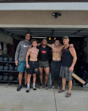 Gilbert Burns Instagram - Gilbert Burns joins The Treigning Lab family - testing and some Garage training! Great work @gilbert_burns! 
#treigninglabfamily #treigninglabstrong #welcome #mma #strengthandconditioning #performance