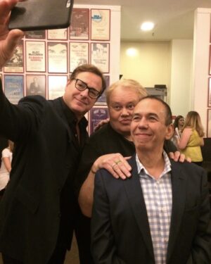 Gilbert Gottfried Instagram - This photo is very sad now. RIP Bob Saget and RIP Louie Anderson. Both good friends that will be missed.
