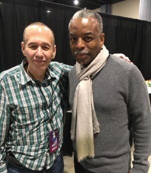 Gilbert Gottfried Instagram - My arch enemy LeVar Burton who’s trying to take away my hosting job on Jeopardy.