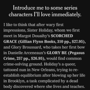 Gillian Flynn Instagram - So so so proud that @neonmargot's stunning SCORCHED GRACE has made the New York Times list of Best Crime Novels of 2023!

@zandoprojects #gillianflynnbooks