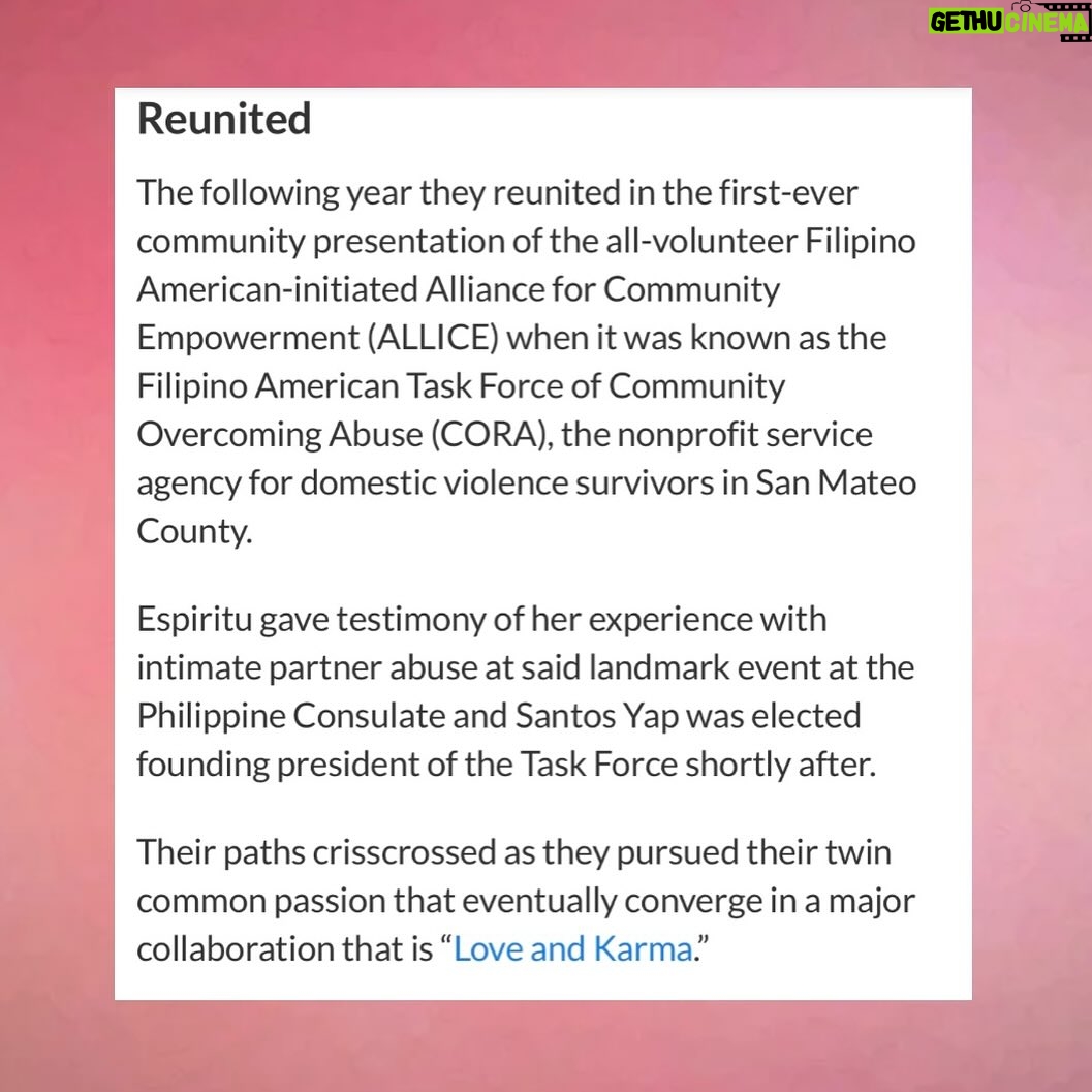 Giovannie Espiritu - 1.3K Likes - Squeeee!
“A true creative, she raises consciousness as surely as she raises eyebrows. Rewards naturally follow in her wake.”
They mention the Silicon Valley Asian Pacific FilmFest and the Las Vegas Filipino Short Film Festival as well as Arreugir Jojo and Belinda… AND Bettina Santos Yap ♥️🙌🏽🇵🇭
#filmmaker #womeninfilm #filipina #pinoypride #filipinx #filmfestival #lasvegas #siliconvalley #documentary #indiefilm #femalefilmmaker #philippines #tondo #tondogirl
