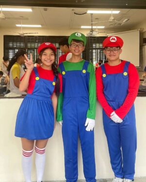 Gisele Chiam Instagram - NJC Friendship Day '24🍄⭐️

Loved the MARIO Theme this year !! 
It was so fun dressing up and guessing what characters people were dressed up as.😋😋
.
.
.
.
.
.

#GiseleChiam #詹欣萱 #teenactress
#teenperformer #teeninfluencer #njc #GiseleChiamLookbook #whynj #friendshipday #friendship #dressup #mario #mariocostume #mariodress #mariotheme #nationaljuniorcolleage