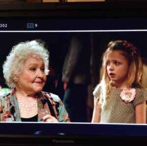 Giselle Eisenberg Instagram - Estelle Harris was funny, beautiful, kind and incredibly talented.  We made a commercial together once and she told the director...”I’m not doing another take until you promise to give Giselle this dress to keep!” ♥️♥️♥️ They gave me the dress.  I will cherish knowing and working with Estelle forever.  Sending love to Glen, Estelle’s family and all who love her.