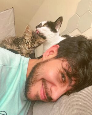 Giulio Mottola Instagram - Tōji se despertó rodeado de amor. ¡Feliz Navidad! 💛🐾