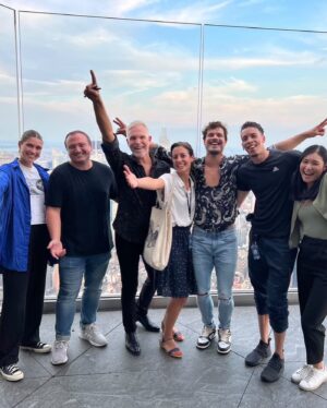 Gleb Savchenko Instagram - 🔥 Last night was ELECTRIC at @edgenyc! 🔥 Thanks to everyone who showed up for SALSA IN THE SKY and set the floor on fire! 🕺💃 Huge shoutout to the amazing team at @edgenyc for making this an unforgettable event for myself and my fans. We set a new record dancing at the  highest building in the western hemisphere with iconic views of the best city in the world. 🌆✨ Can't wait to see you all on the dance floor for the next dance experience. Much love to each and every one of you who made it special. ❤️🙌 #DanceAtTheEdge #NYCViews #UnforgettableNight"