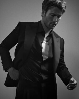 Glen Powell Instagram - I’m happy to return as the face of the new Brioni bespoke campaign. This time we created the perfect tuxedo together. Relaxed and impeccable. We did the work, so you don’t have to…

@brioni_official 
#brionipartner