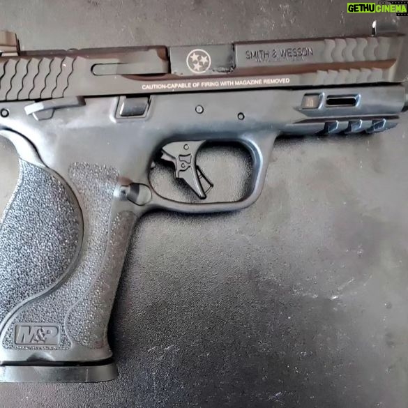 Glenn Jacobs - 11K Likes - Just got the @smithandwessoninc MP9 2.0 special edition with the Tristar logo on the chamber and "Maryville, TN U.S.A." on the slide. A Tennessee classic!