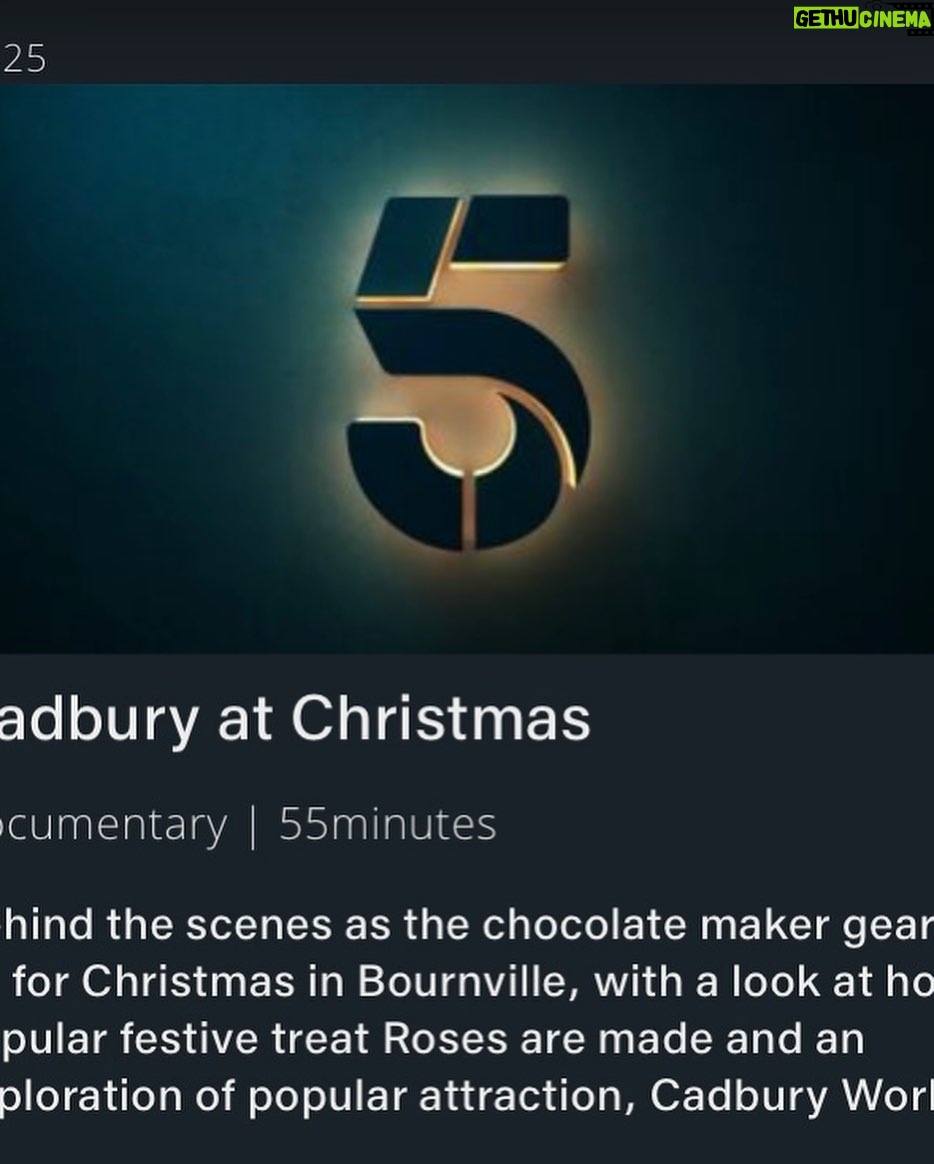 Glynis Barber - 1K Likes - My Christmas Chocolate documentary that I recorded only yesterday is on this Saturday night!
It will make you feel all Christmasy and will also make you eat chocolate. You have been warmed! @channel5_tv
#documentary #christmasvibes #chocolovers #cadburyatchristmas