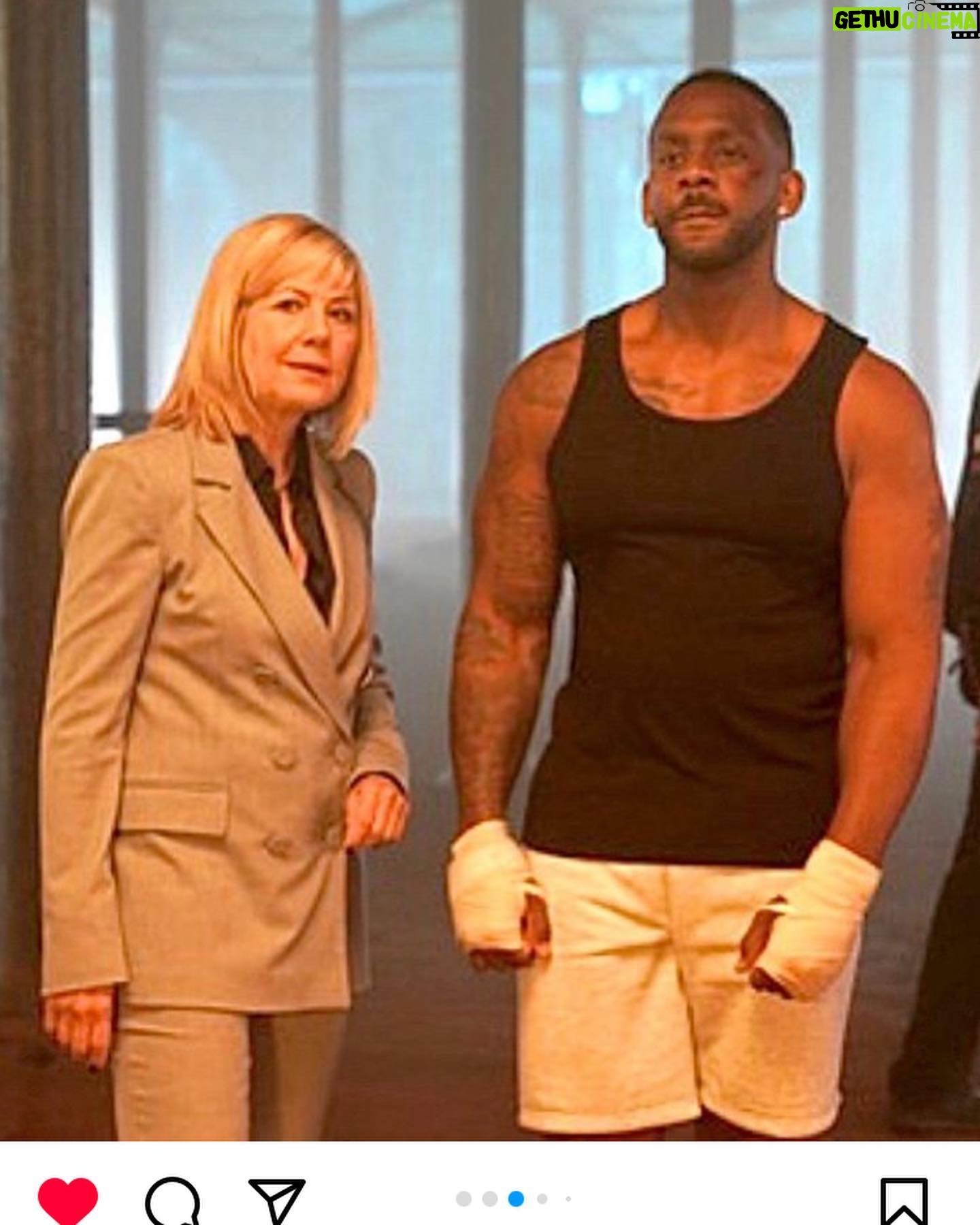 Glynis Barber - 1.1K Likes - It’s fightclub on @hollyoaksofficial this week! Epic scenes with @richardblackwood putting his muscles to work for Norma. #moneymaker #fightclub