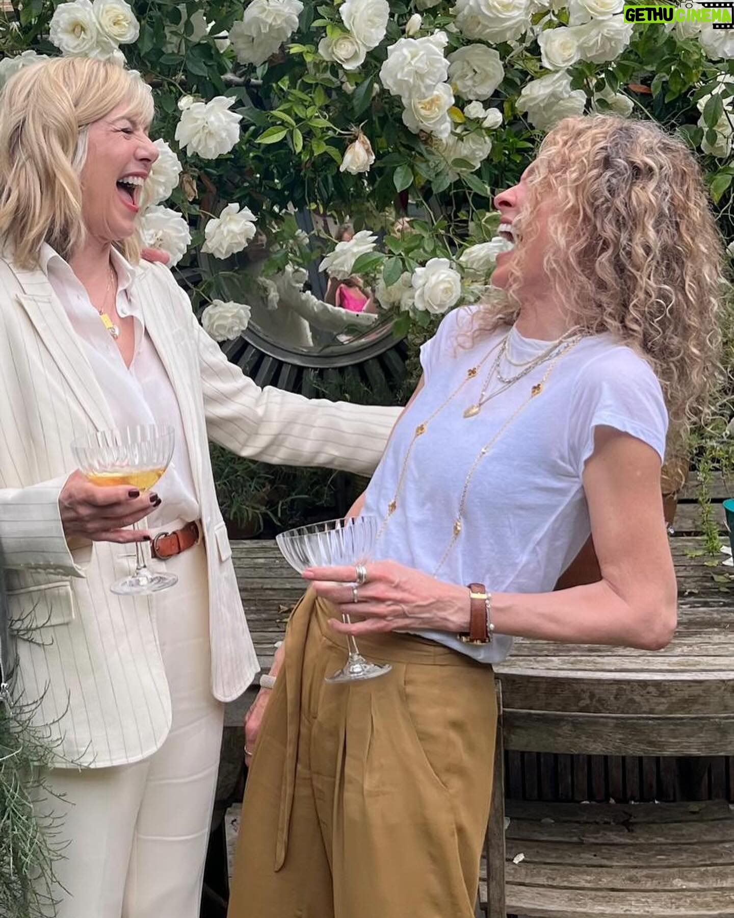 Glynis Barber - 0.9K Likes - Celebrating the glorious @barbaradrennan on her birthday this weekend. #birthdaylaughs #britishsummer #summerwhites
