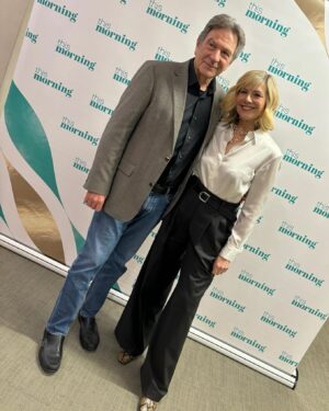 Glynis Barber Instagram - Wow that went quickly! So much to say so little time. Thanks @rochellehumes and @andipeters for being so welcoming. @thismorning 
#40years #dempseyandmakepeace #1980s