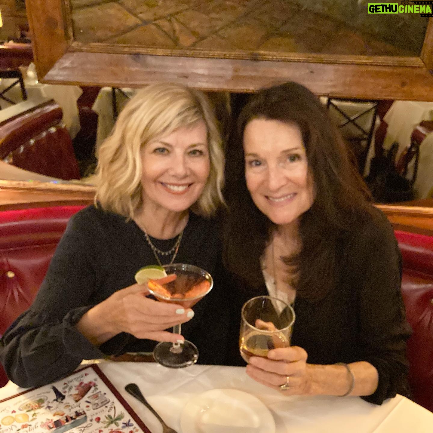 Glynis Barber - 1K Likes - Catching up with beautiful friends in LA and having the best Cosmopolitan in town at La Scala. An “old Hollywood” gem of a place. #friendsreunion #hollywooddreams #cocktailtime