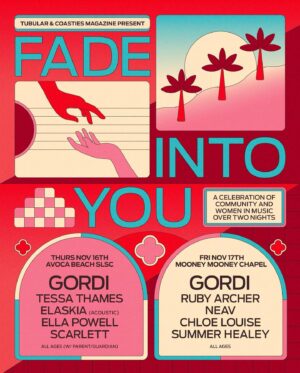 Gordi Instagram - swipe for the news >> Coming to the NSW Central Coast this November for some intimate shows with a killer lineup 🫶