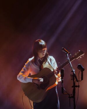 Gordi Instagram - HOBART w @boniver for @monafoma 

Also

playing a solo set tonight at @colombianhotel for @sydneyworldpride