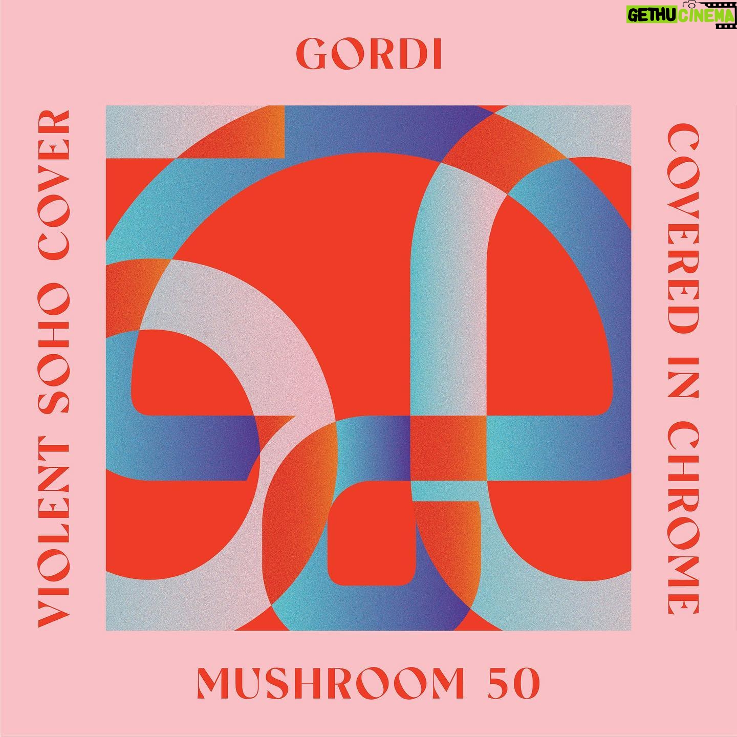 Gordi - 579 Likes - I covered Violent Soho’s ‘Covered In Chrome’ and it’s now out everywhere!
This release is part of a special series to celebrate the 50th birthday of Mushroom 🍄
Prod by me, mix by Ewan Pearson 🫶