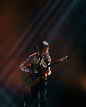 Gordi Instagram - HOBART w @boniver for @monafoma 

Also

playing a solo set tonight at @colombianhotel for @sydneyworldpride