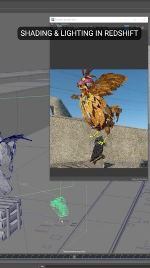 Goro Fujita Instagram - A quick look behind the scenes of my short film SK8 Chickens. Created and animated in VR using Quill, rendered in Maya/Redshift. Watch it in 3D on your Quest https://tinyurl.com/SK8Chickens