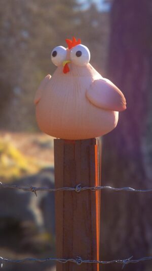 Goro Fujita Instagram - Terrified Chicken - Daily Quillustration built and animated in VR using Quill, rendered in Redshift.

-
#quill #quillustration #vr #madeinVR #render #redshiftrender #maya #oculus #oculusvr #artistoninstagram