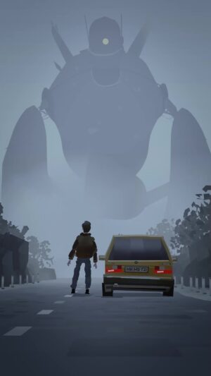 Goro Fujita Instagram - Foggy Titan - Daily Quillustration painted and animated in VR using Quill