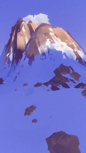 Goro Fujita Instagram - Icy Peak - Daily Quillustration painted in VR using Quill.