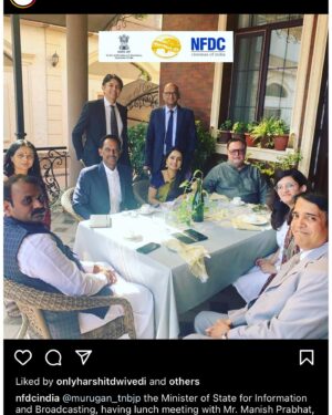 Gouri Nair Instagram - Along with HMSIB Mr. L Murugan, PS Mr. Kedar Bhurande, HMSIB,  Indian Ambassador to Uzbekistan Mr. Manish Prabhat, GM, NFDC Mr. D Ramakrishnan, Renowned Director Mr. Umesh Mehra, Ms. Ruchi Manish, Ms. Tanvi Jain at the Embassy House Uzbekistan!! ♾️😁😄
@murugan_tnbjp #nfdc 

#gourinairsocialmedia #gourinairinstagram #gourinairactress #gourinairartist #gourinair #nfdc #indianembassy #tiffest  #today #filmfestival #usbekistan #internatinalfilmfestival #now #insta #myself #l #trending